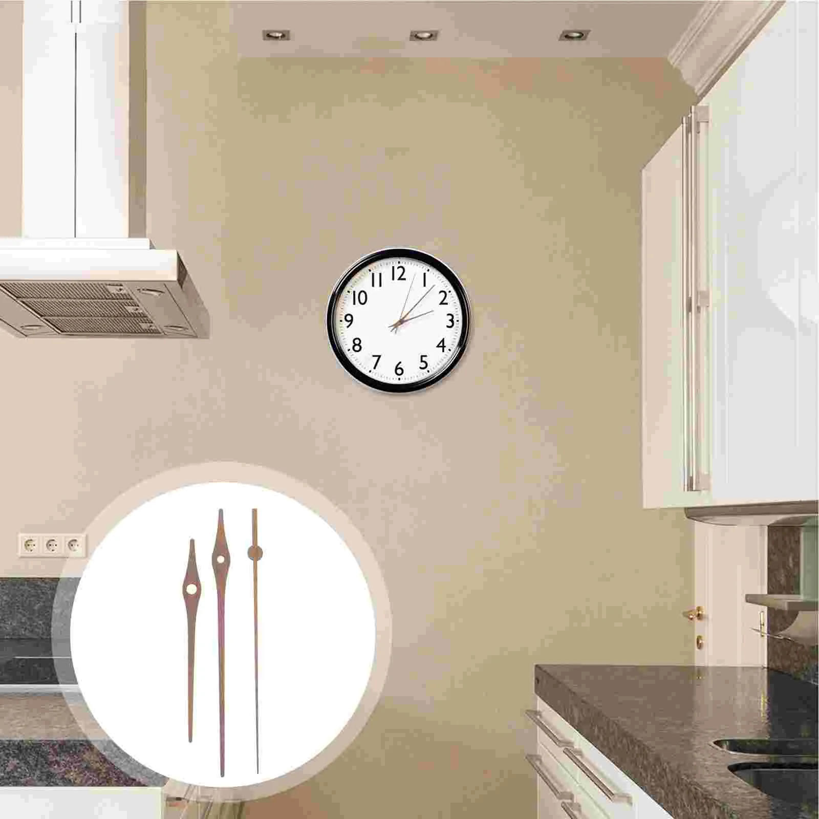 

5 Sets DIY Clock Hands Wall Clock Hands Wood Clock Hands Repair Wooden Clock Hands for Replacement