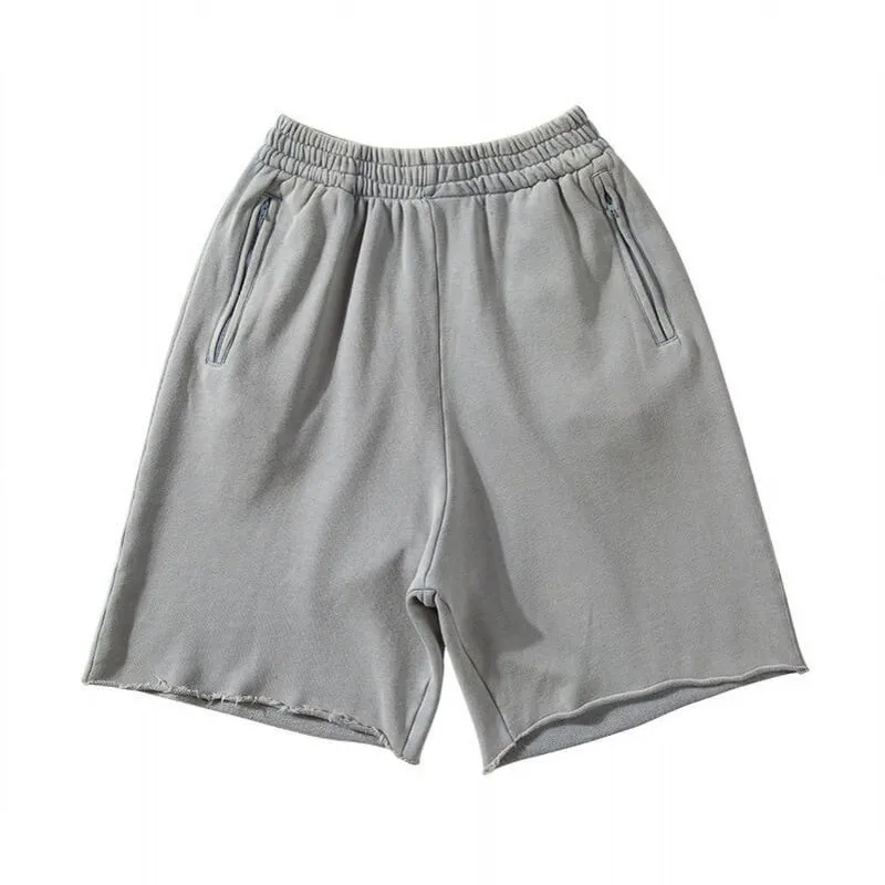 Men's Grey Cotton Shorts Image 9