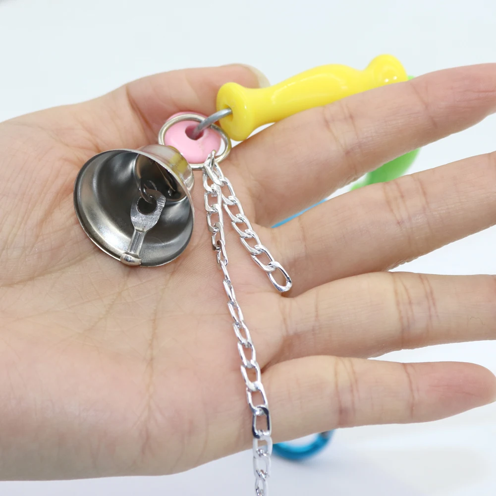 Balancing bird toy Parrot Swing Metal Ring Bird toys bell Parrot toys swing Parakeet bird Cage accessories