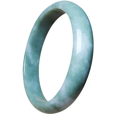 

zheru jewelry natural Burmese jadeite oil green 54mm-64mm bracelet elegant princess jewelry for mother to girlfriend