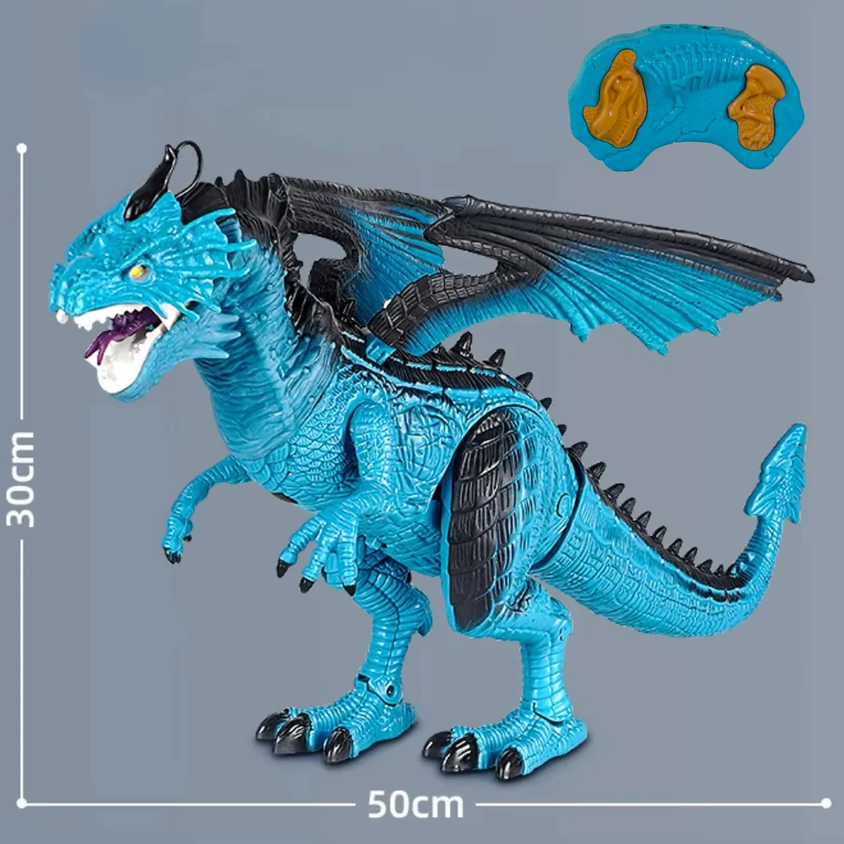 恐竜のおもちゃ,ジュラシック,リモコン,LEDアイ,電動ウォーキング