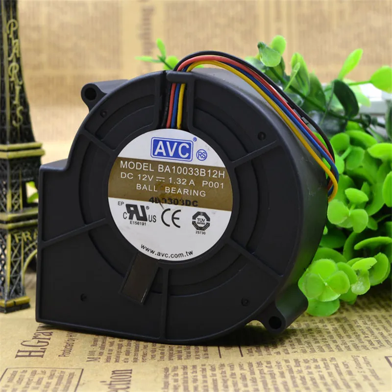 AVC BA10033B12H DC 12V 1.32A 9cm 9733 97x97x33mm �� ��� �ͺ� ��ǳ�� �ð� ��