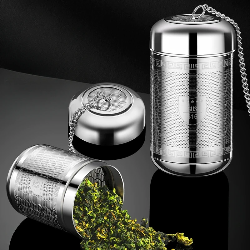 Kettle Tea Separation Filter Spice Tea Strainer Herbal Filter 316 Stainless Steel Teapot Infuser Kitchen Teaware Accessories