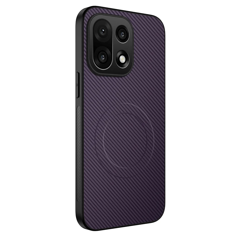 Luxury Carbon Fiber Armor Shockproof Case - Skin Protective Cover with Magnetic Feature