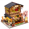 Cutebee Miniature Dollhous Japanese Style Doll House Accessories Furniture Miniatures Building Mini Wooden Roombox Toy Gift 1