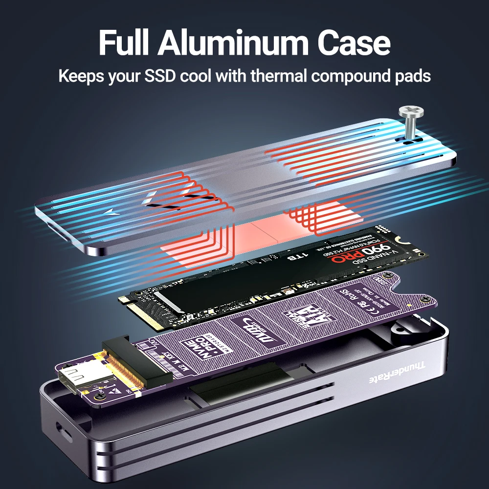 Jeyi Visual Inteligente M.2 Nvmesata Ssd Enclosure Usb 3.2 Gen 10gbps Suporte Externo m2 Adapter Case M-key b Mais m Key Uasp Trim - Imagem 3