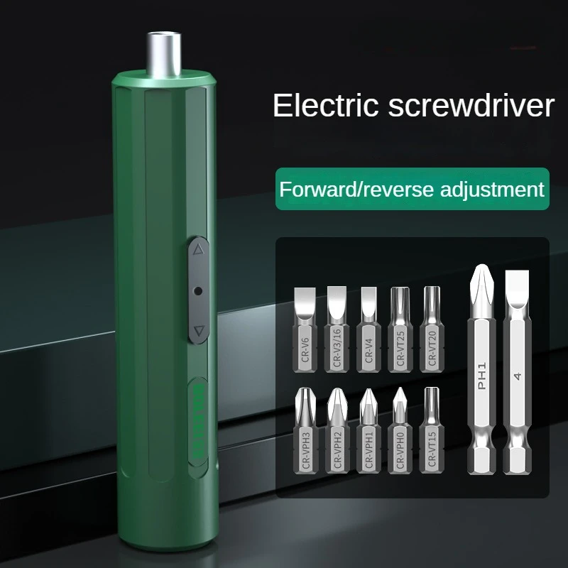 Multifunctional electric screwdriver lithium battery small screwdriver strong magnet mini large torque screwdriver tool set 12v lithium battery hexagonal screwdriver os cdsc35 multifunctional rechargeable wireless electric screwdriver