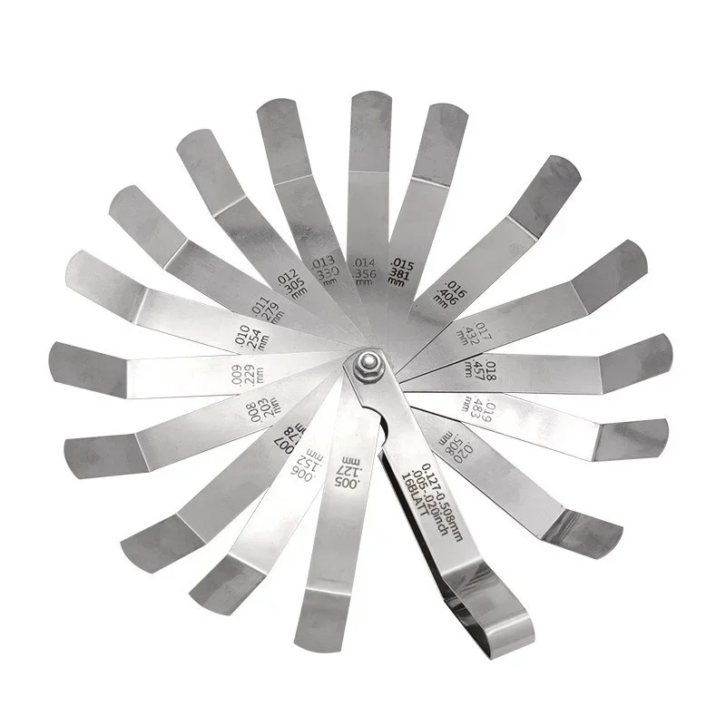 Stainless Steel High Precision Single Edge Valve Gauge-0.127-0.508mm Professional Gap Thickness Measurement Tool feeler gauge