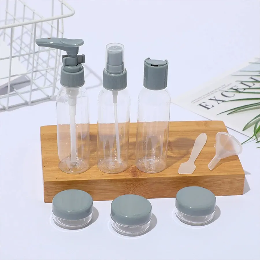 6 PCS Split Bottle Set Cosmetics Lotion Shampoo Bath Gel Toothpaste Travel Portable Waterproof Seal Travel Supplies