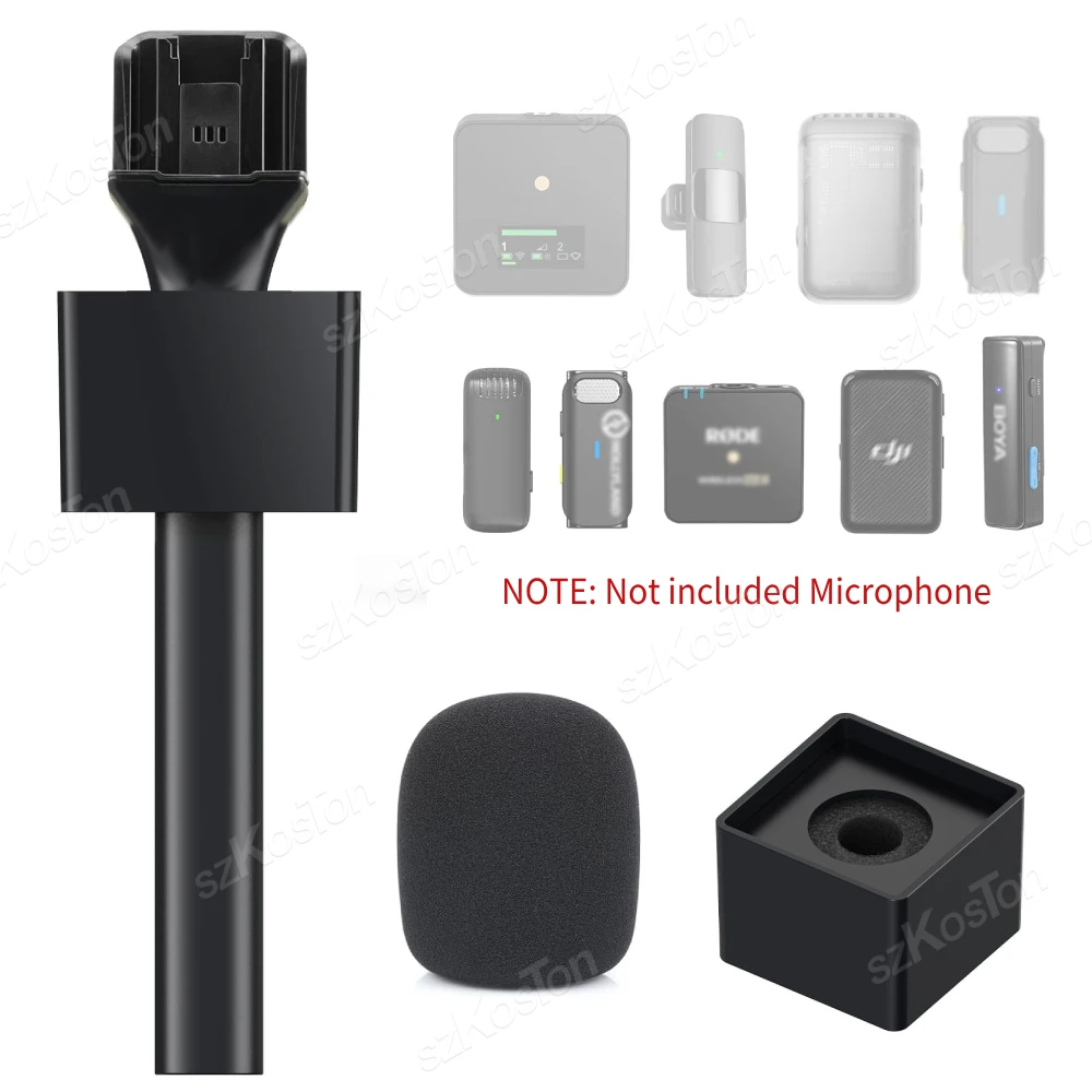 عصا ميكروفون Lavalier اللاسلكية المحمولة لـ DJI Ro...