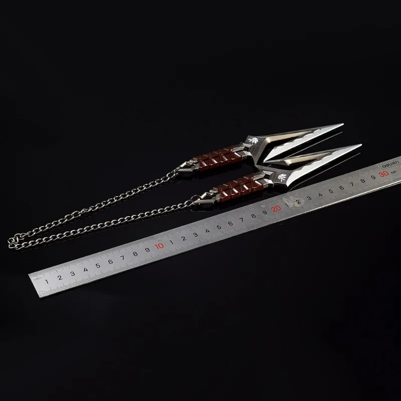 Valorant Weapon Melee Kuronami No Yaiba Ninja Kunai Game Weapon 16CM Metal Model Samurai Sword Desktop Ornaments Crafts Boy Toy 6