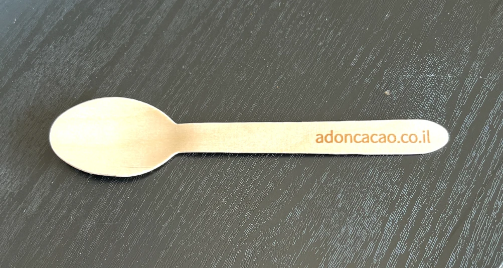 1000 units Branded Spoons 16cm Ice Cream Scooped Text