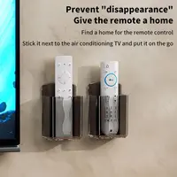 Support mural pour télécommande de climatiseur, non perforé et durable 3