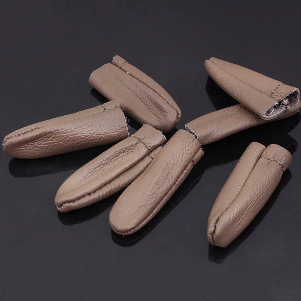 2pcs Durable Finger Protectors Comfortable Thimbles For Embroidery Handmade Crafts Gifts Finger Guards Protective Gloves