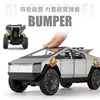 1:24 Cyber toy truck Model Y Model 3 Alloy Car Model Diecast Toy Vehicle Sound and Light Simitation Cars Model Toys Gift 5