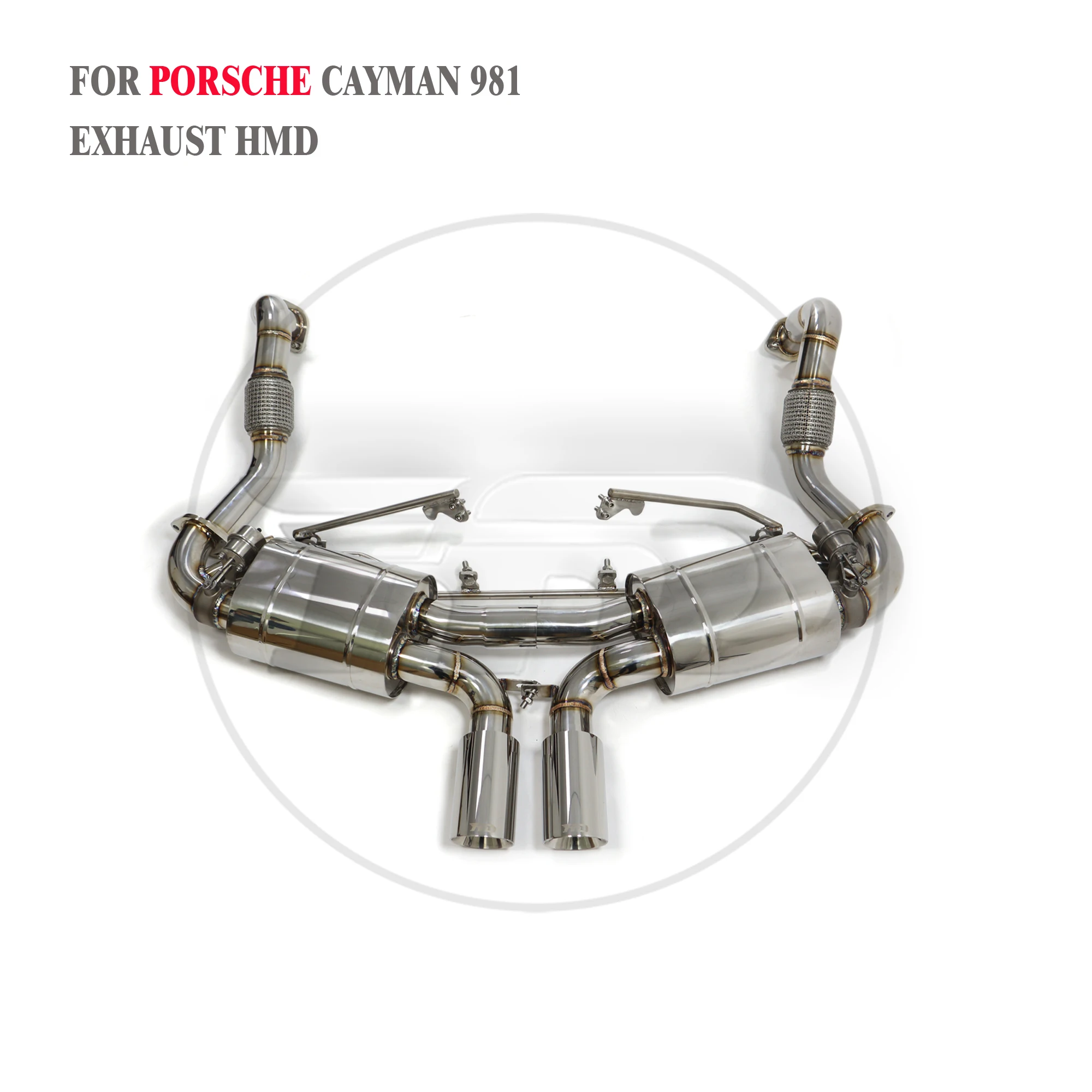 

HMD Stainless Steel Exhaust System Performance Catback For Porsche Cayman Boxster 981 2013-2016 Muffler With Valve