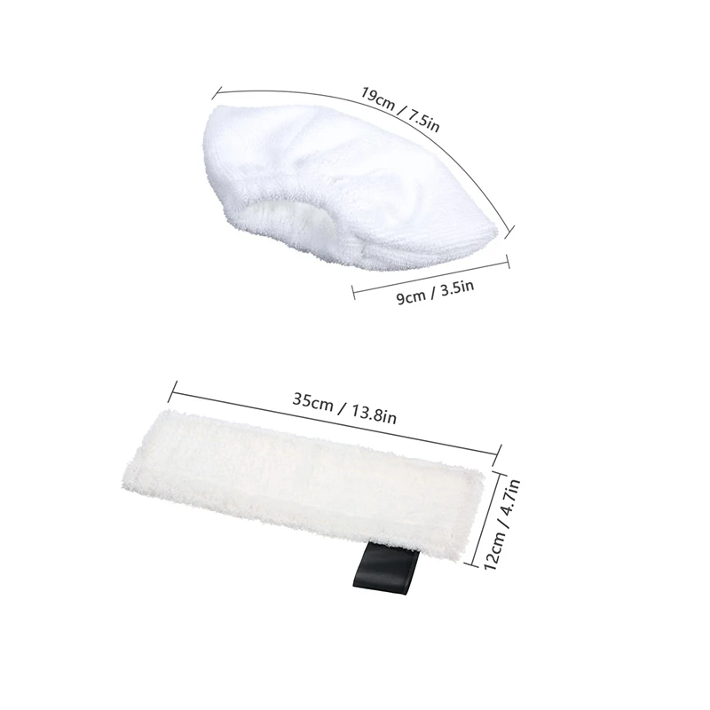 8pcs For Karcher SC2 SC3 SC4 SC5 Steam Cleaner Nozzles Replacement Accessories,Steam Cleaner Parts Mop Microfiber Pad