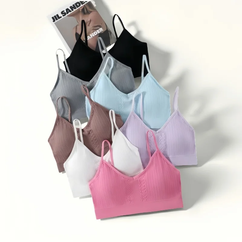 Seamless Bras For Women Wire Free Padded Brassiere Sports Underwear Comfort Bralette Female Crop Top Sexy Lingerie Intimates 3