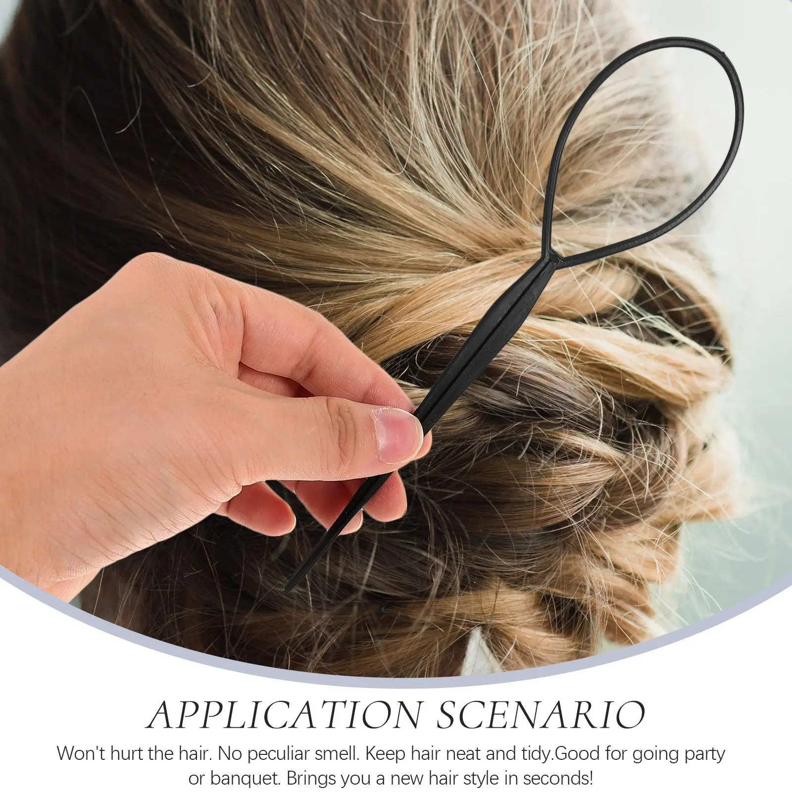 pull hair tool hair braid tool tail beader styling tail