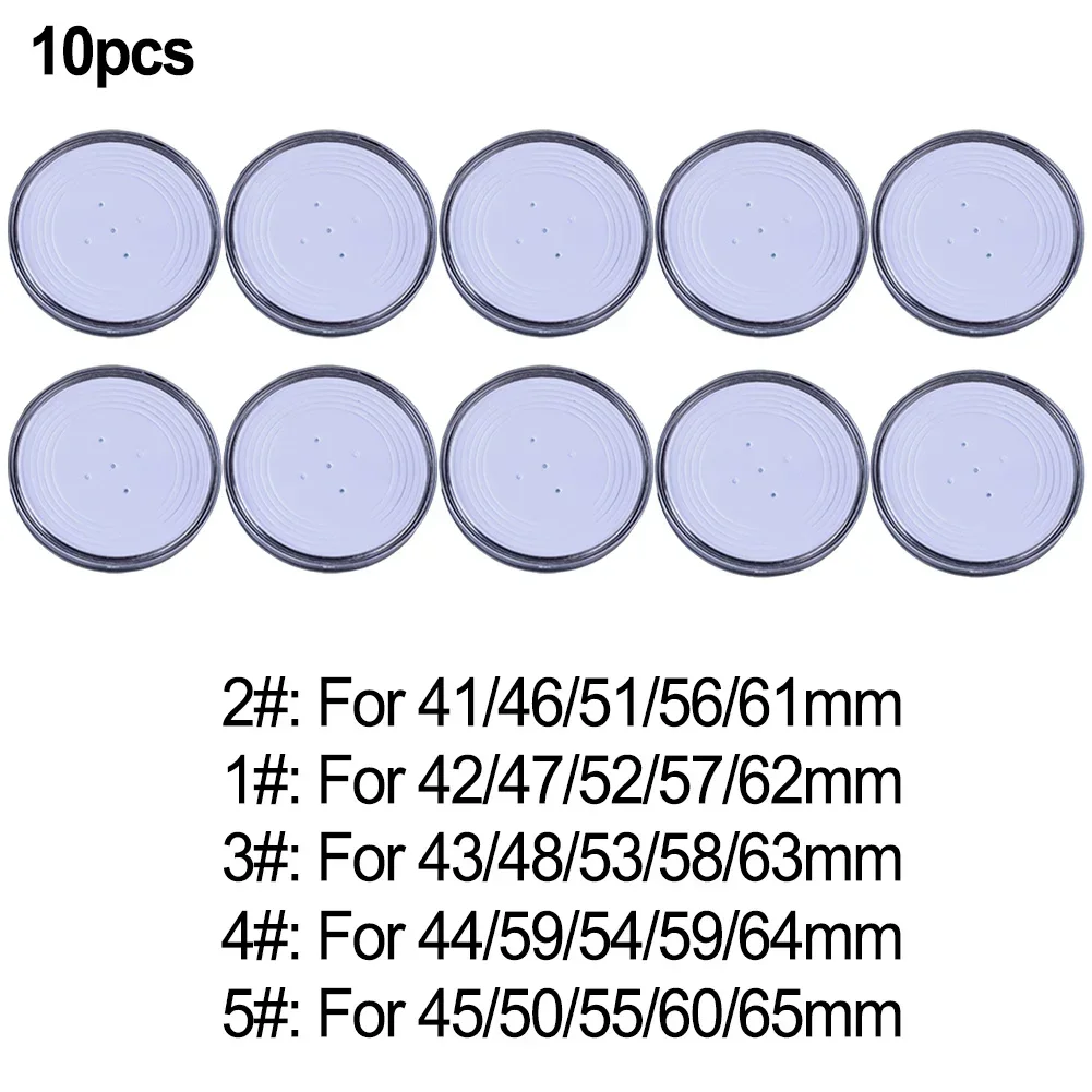10pcs 70mm Transparent Plastic Coin Capsules With  Gasket Coin Collecting Box Case For Coins Medal Storage Capsules Coin Holder 6