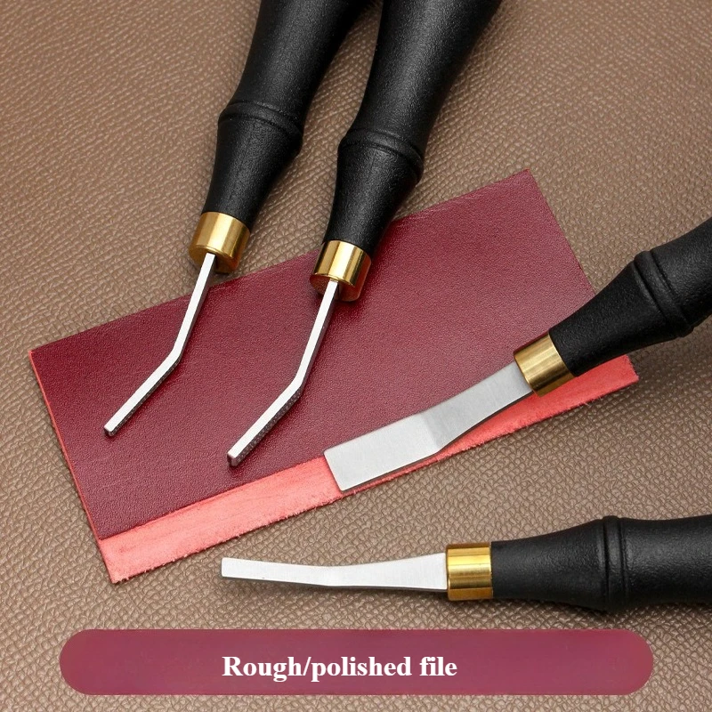 Leather Roughening File Tool Stainless Steel 3/4/5/10mm