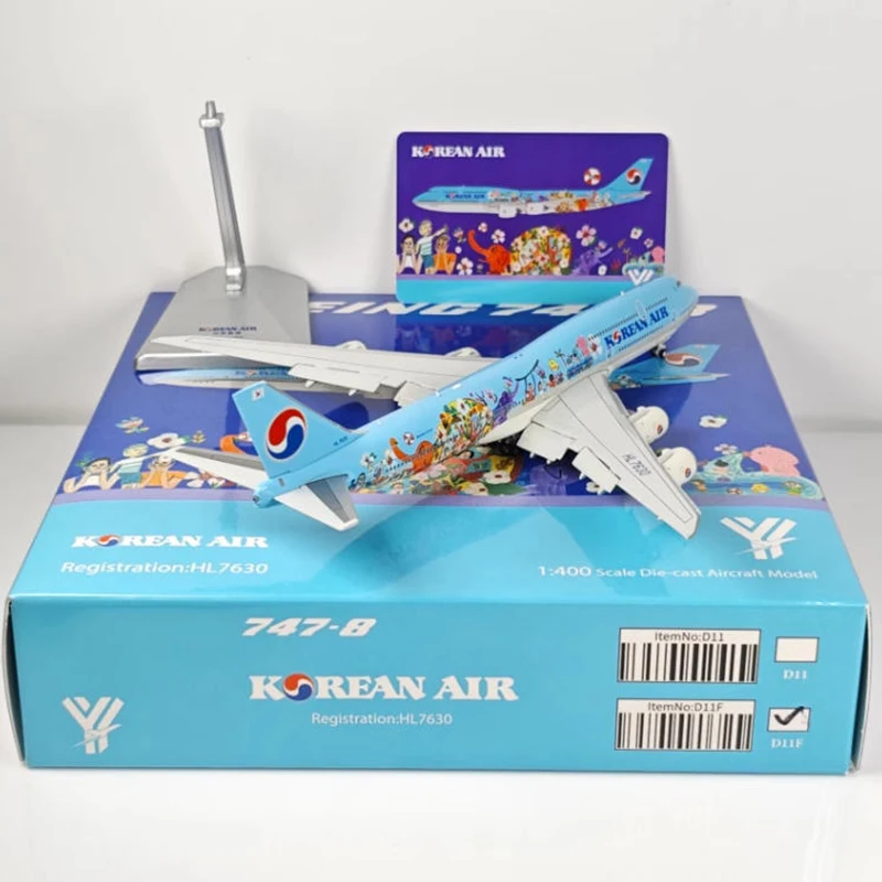 航空機・ヘリコプター JCwings KOREAN AIR 747-8 HL7630 1/400 Korean Air B747-8 HL7630 