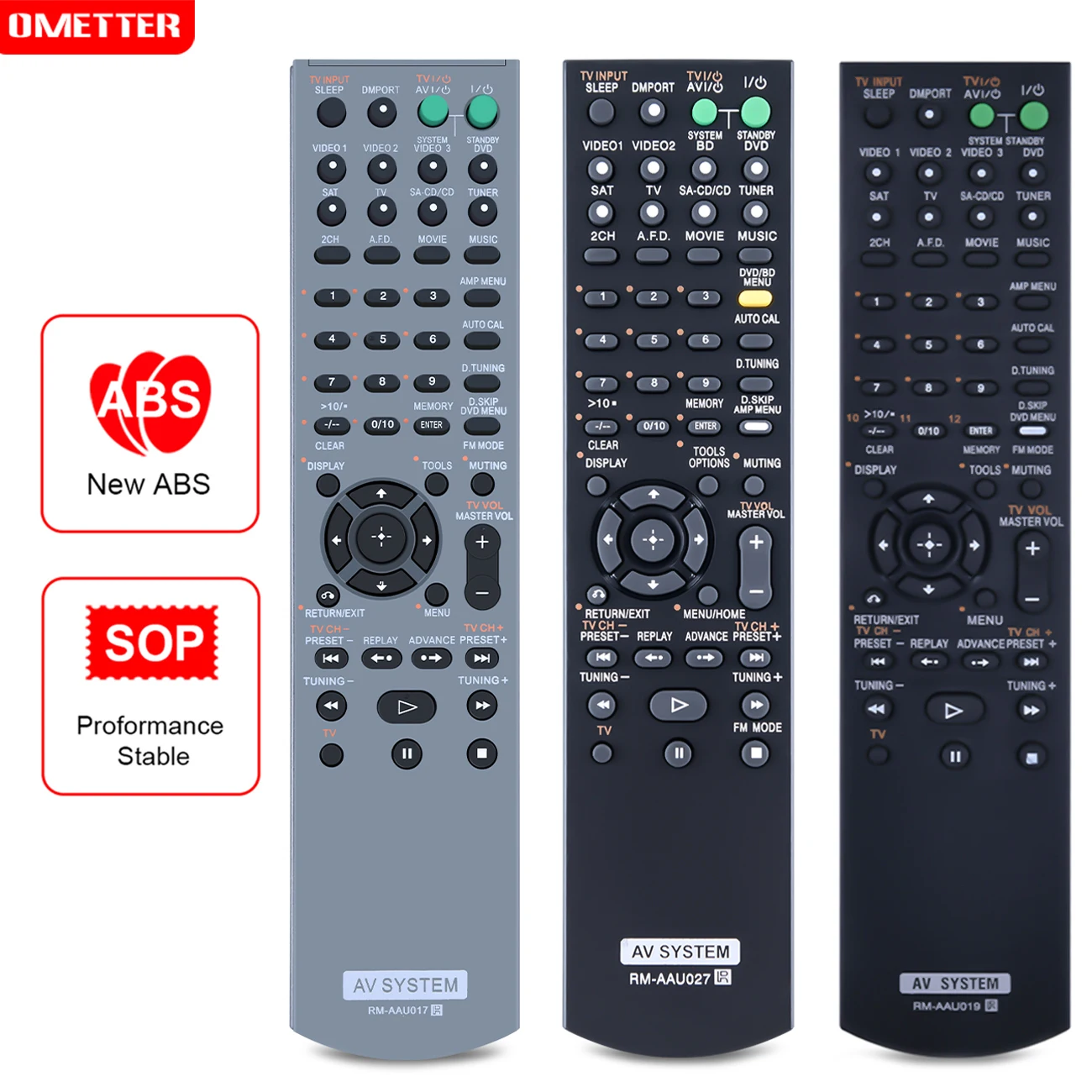 Controle Remoto para Sony Rm-aau019 Rm-aau017 Rm-aau027 Str-k1600 Str-k740p Pp65 Rm-pp413 Ht-sf2000 Str-km7500 Str-dh800