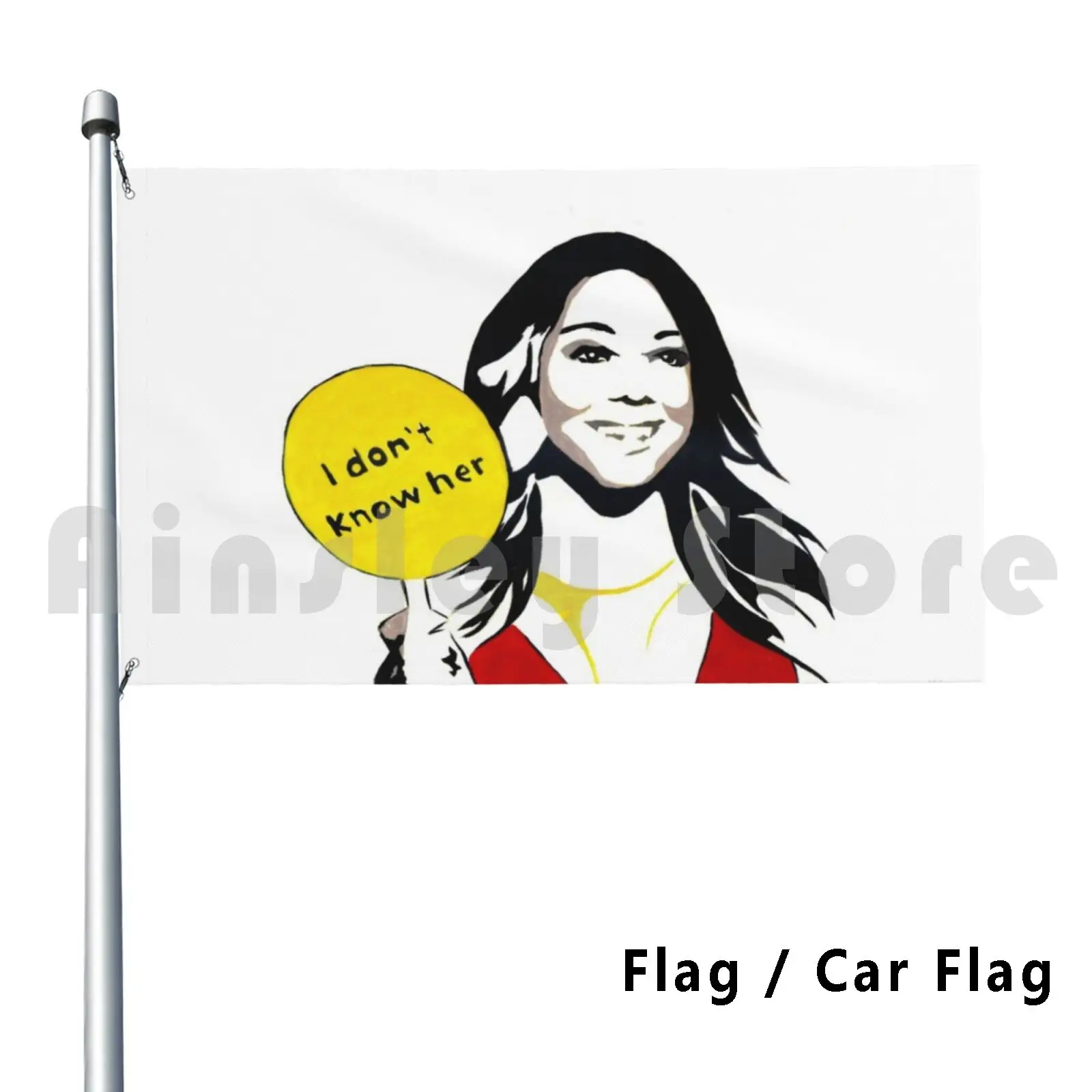 

Flag Car Flag I Don't Know Her 1055 I Dont Know Her I Dont Lambs Lambily Pop Art Shade Funny
