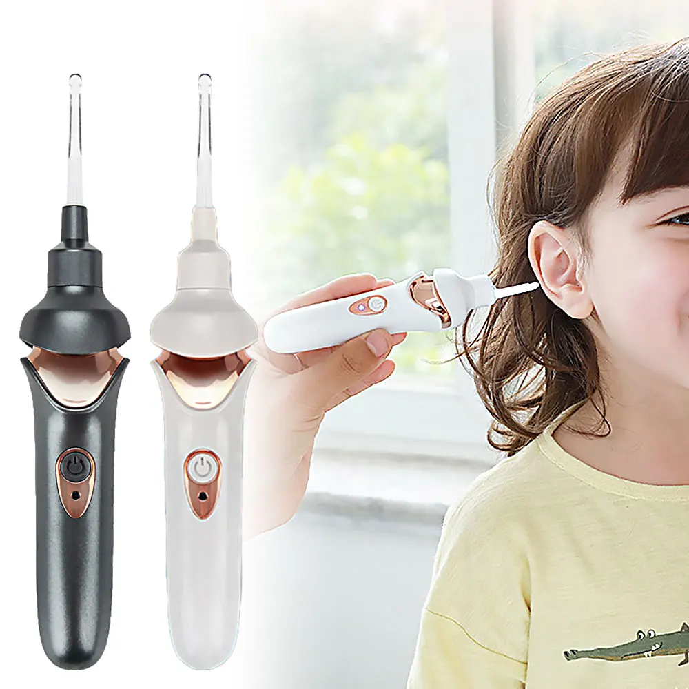 Cordless Electric Ear Pick Safe Vibration Painless Ear Cleaner Remover Spiral Ear Cleaning Device Dig Wax Personal Care Tools