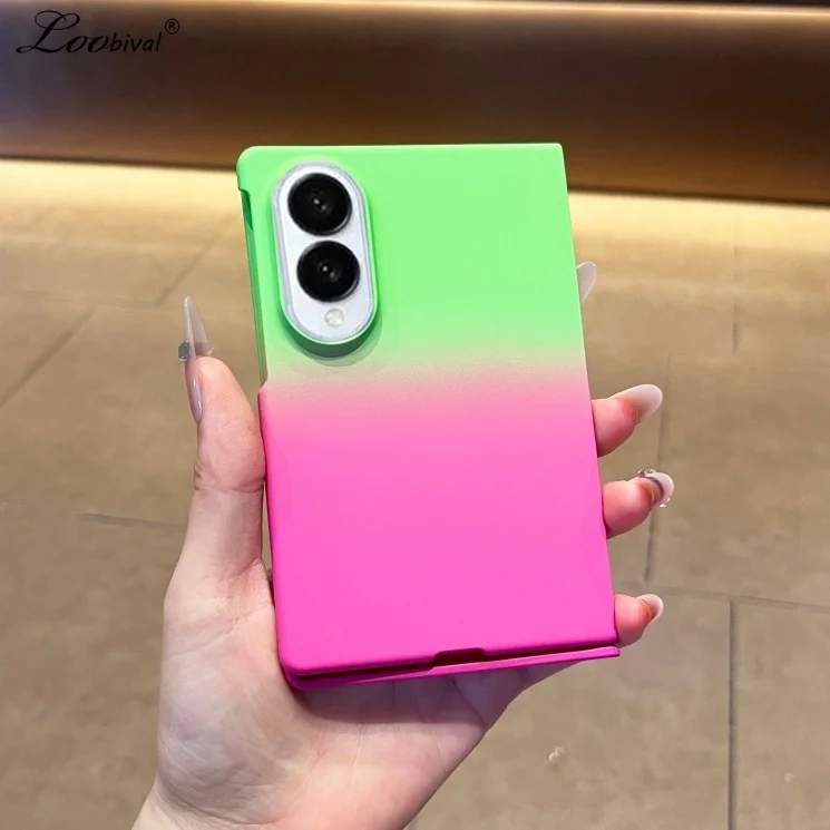 Matte Gradient Double Color Hard PC Slim Frosted Shockproof Case