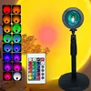 Sunset Lamp USB Projector LED Night Light Adjustable 16 Colors Remote Control Atmosphere Mood Light for Home Room Photography 1