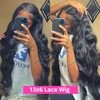40 Inch Body Wave 13x6 Hd Lace Frontal Wig Human Hair 360 Brazilian Pre Plucked Lace For Women 13x4 Lace Front Wigs 250 Density 3