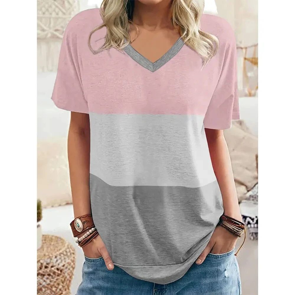 Women's V-Neck Vintage Tee 1