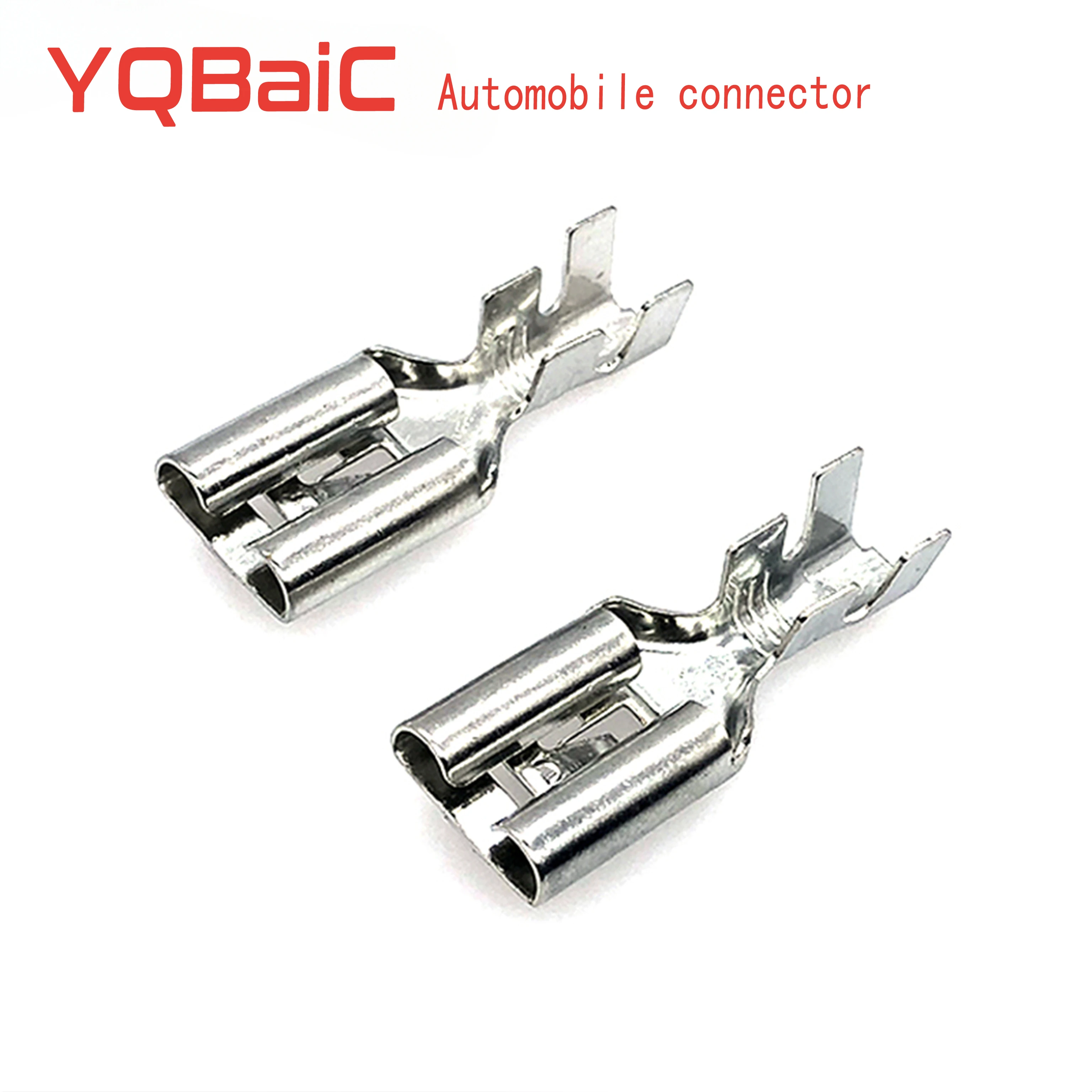 

Car Splices Wire Terminal Non-Insulated Auto Electrical 9.5MM Female Crimp Terminals DJ621-E9.5x1.2C