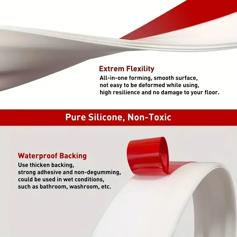 Under Door Weatherproof Seal Strip - Draft Stopper & Gap Blocker