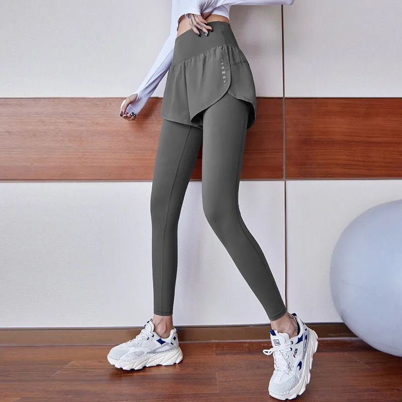 

Women's Yoga Pants High Waist Leggings Fitness Pocket Sports Shorts Elastic Yoga Pants Solid Elastic Slim Fit Summer 2024