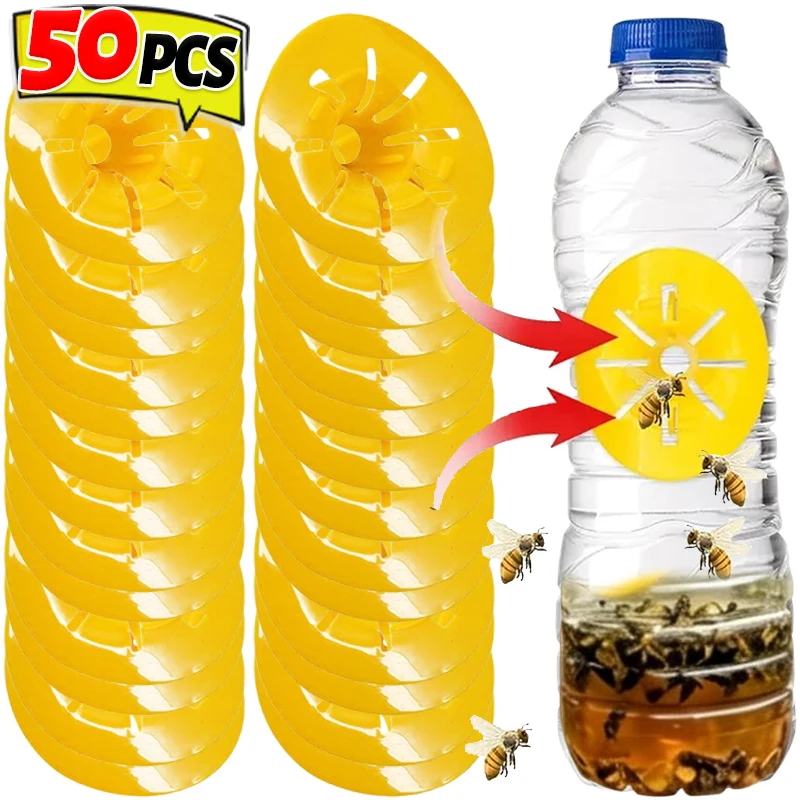 Reusable Wasp Trap Insect Funnel Killer Flower Bee Hornet Catcher Cone Shape Plastic Bottle Wasp Traps Garden Pest Control Tool