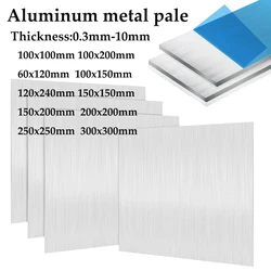 Premium Aluminum Alloy Square Plate - Polished Thickness 0.3mm - 10mm, Multiple Size Options Available - 10mmx100x100mm 1pcs