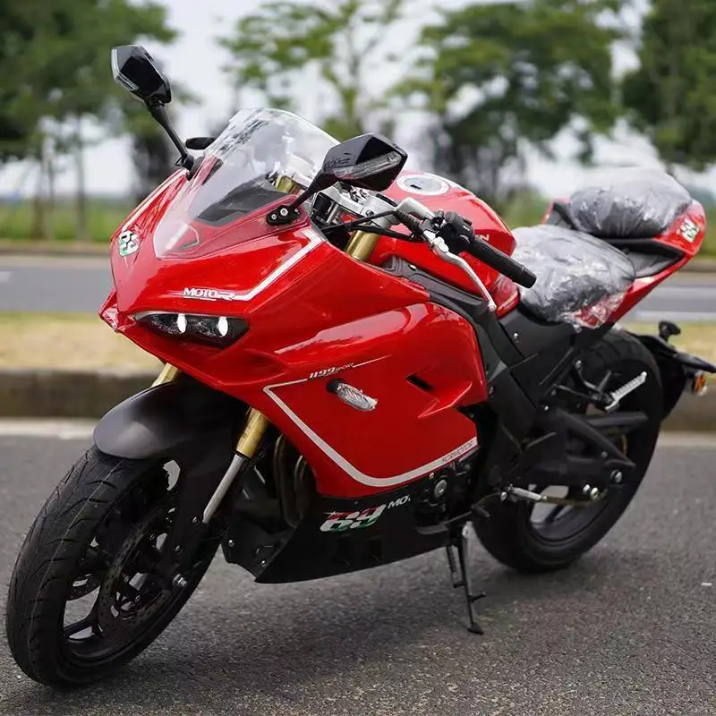 High-Speed 72V 5000W Power Pilot Electric Motorcycle Racing Type Long Life Large Capacity Battery Motorcycle Racing