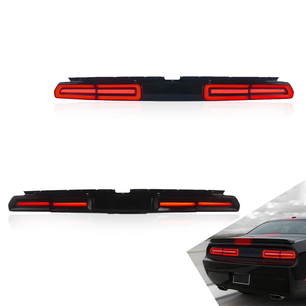 

Задние фары для Dodge Challenger 2008-2014 с полным светодиодным и последовательным индикатором автомобильные аксессуары