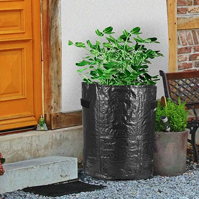 Pe Burgonya Ültetési Táska Zöldség Növényi Termesztési Tenyésztő Vödör Szépség Zöldségek - Image 4