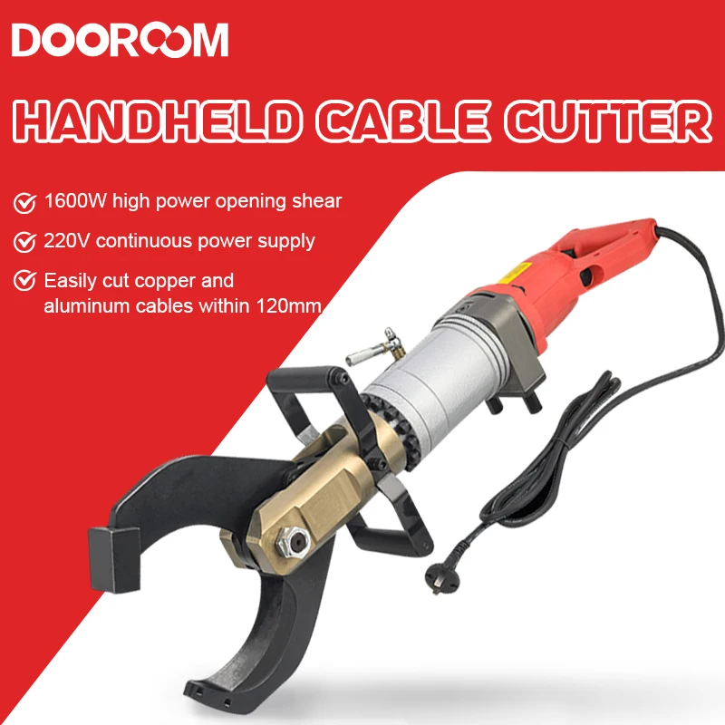 

Hydraulic Battery Cable Cutter Tool Electric Hydraulic Cable Cutter Multifunctional Steel Strand Cutting Pliers for Cutting