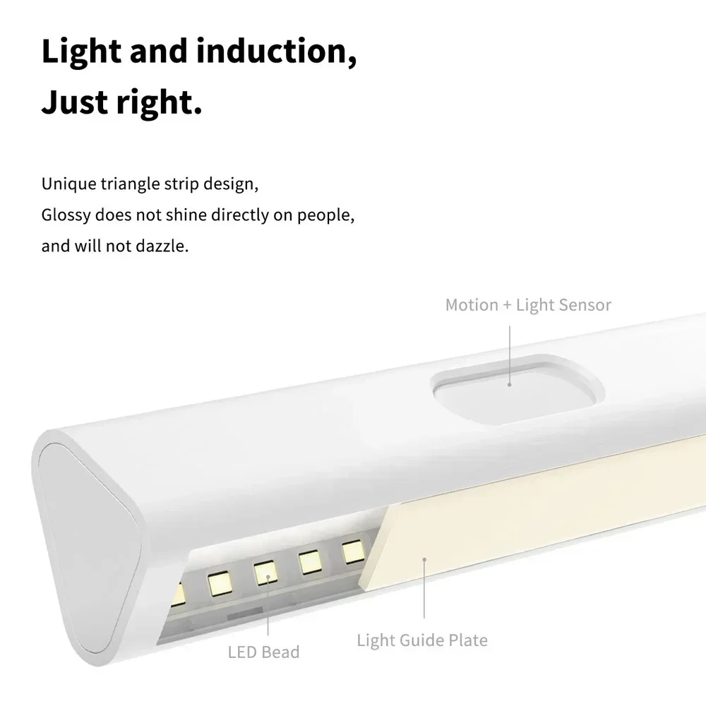 Aqara Induction LED Night Light Magnetic Installation with Human Body Light Sensor 2 Level Brightness 8 Month Standby Time smart night lamp led lamp