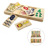 Self-Correcting Number Puzzles Developmental Toys Wooden 20 Pieces, Great Gift for Girls and Boys -  3, 4, 5 Year Olds 1