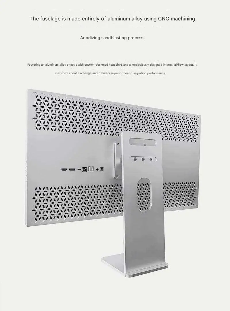 새로운 27인치 5K 180Hz HDR IPS 트리플 스크린 게이밍 데스크탑 모니터 (알루미늄 수직 스탠드 및 DP 인터페이스 포함)