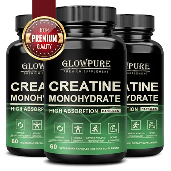 Creatine Monohydrate Capsules for Enhance Muscle Mass Strength & Performance Improvement Workout Recovery Mass Gainer 1