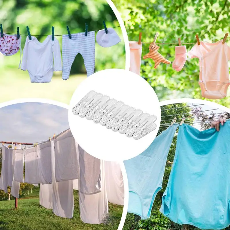 Beach Towel Clips Quilt Pins Beach Towel Drying Clips Clothespins Windproof Hanger Clothes Peg Clip for Drying Socks Underwear 5
