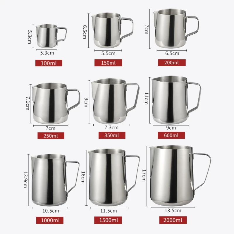 Dropship 150ml Stainless Steel Milk Frothing Pitcher Espresso