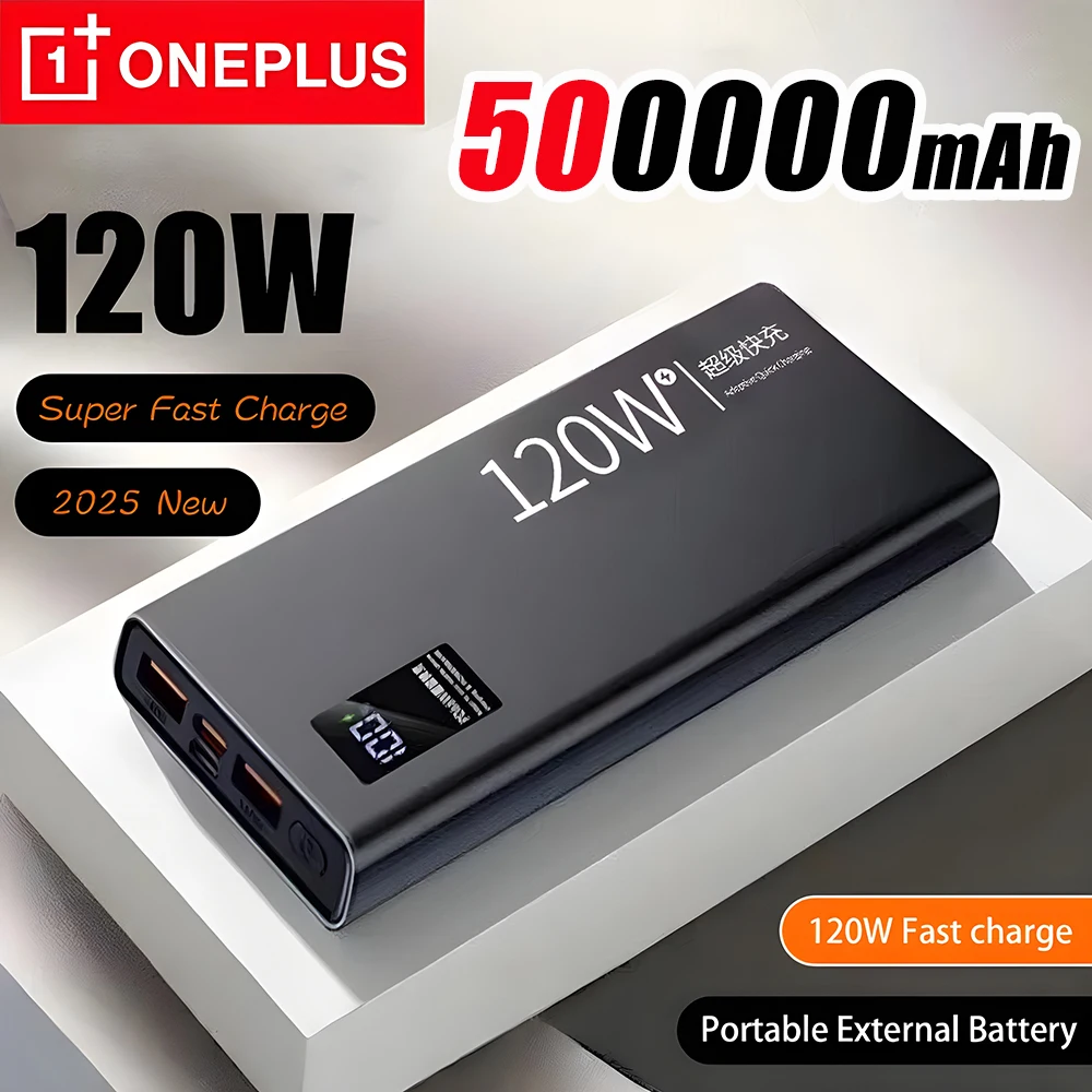 Oneplus 120W Fast Charging 200000mAh CCC Certification High Capacity Power Bank Powerbank Portable External Battery For Iphone