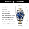 Men's Luxury Quartz Watch Original Design Waterproof Date Week Luminous Wristwatch Stainless Steel Men's Sports Watches Reloj 6